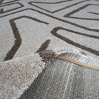 Vloerkleed Labyrint Beige - 160 x 230 cm