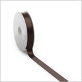Satijn lint - chocolade - 10 mm x 25 meter