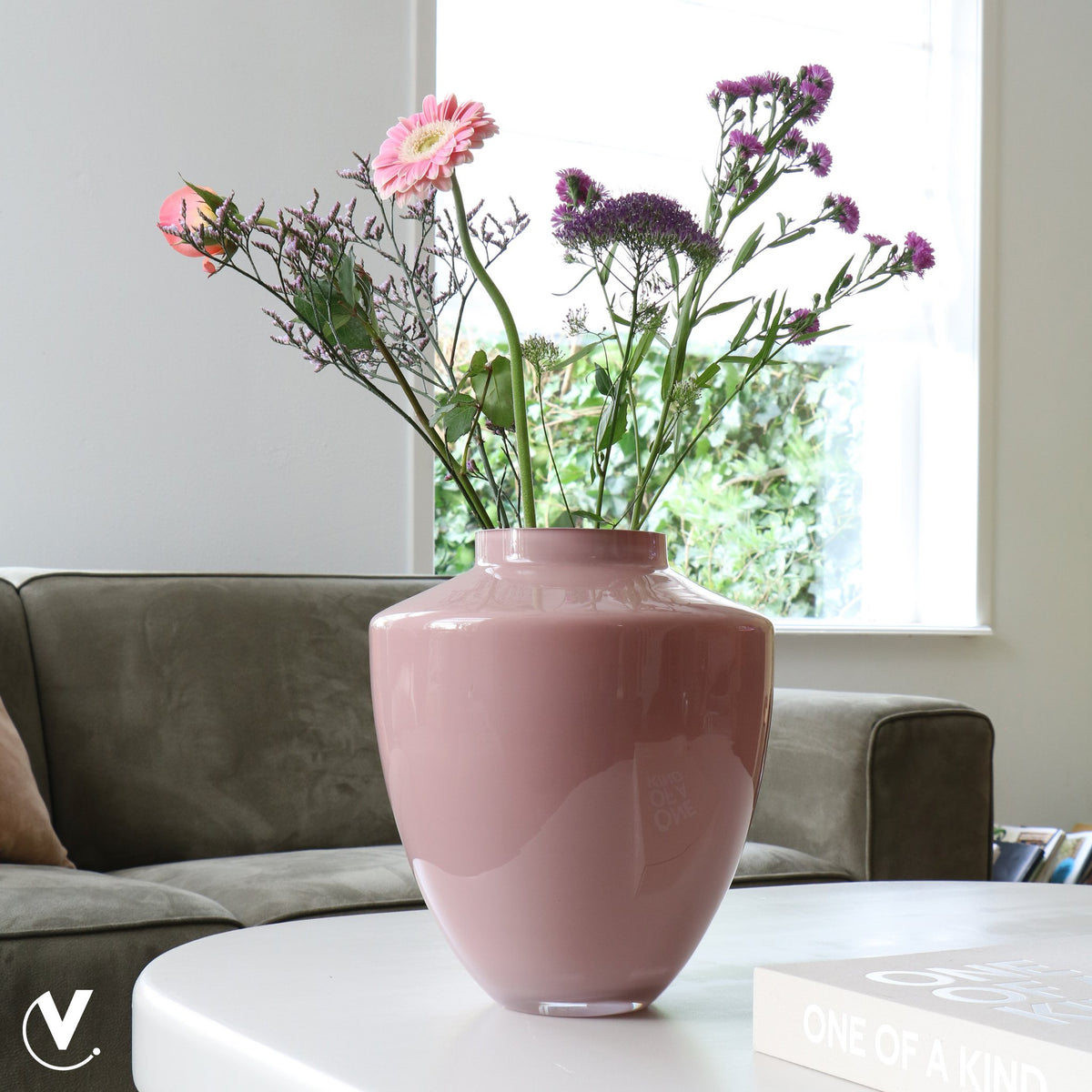 Vaas - Tugela pastel pink