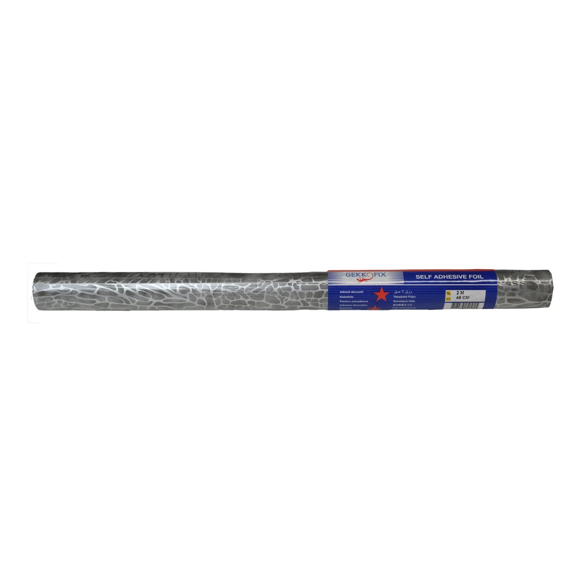Ariel donker zilver 45 cm x 2 mtr