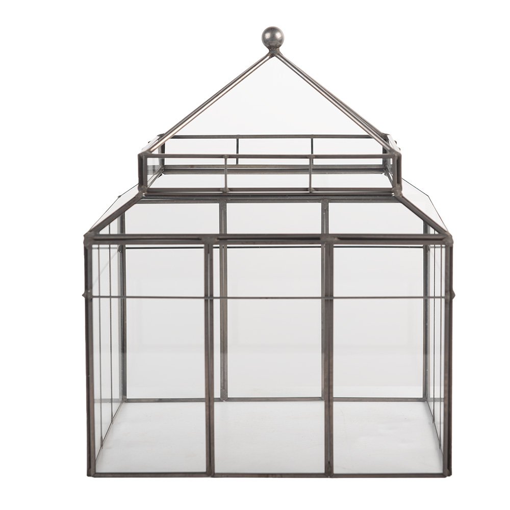 Decoratie KweekKastje 21x21x32 cm transparant Glas