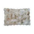 Groot kussen teddy bubble beige 40x60cm