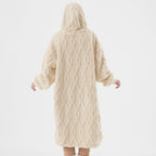 Textino Rosetta - hoodie 70x110 cm - Hoodiedeken - Volwassene - Bone White - Wit