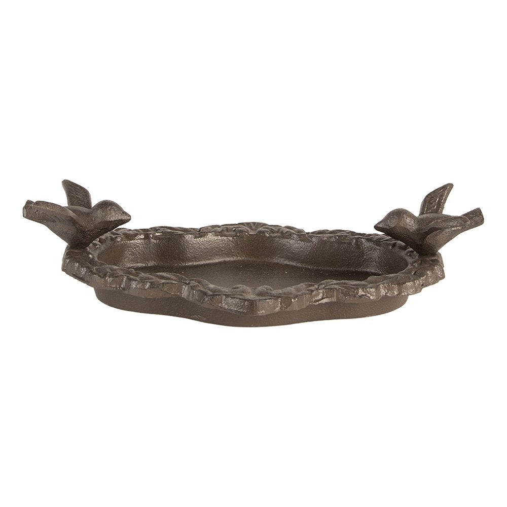Vogelvoederbak Vogel 24x13x6 cm Bruin Metaal