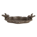 Vogelvoederbak Vogel 24x13x6 cm Bruin Metaal
