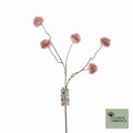 Pompom antique lt pink 53cm
