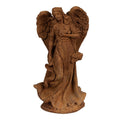 Decoratie Beeld Engel 23 cm Bruin Polyresin Religious sculpture