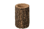 J-Line bloempot Boomstam - hout - naturel - large