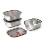 Black+Blum Steel Food Box set - Meal prep Small set van 3