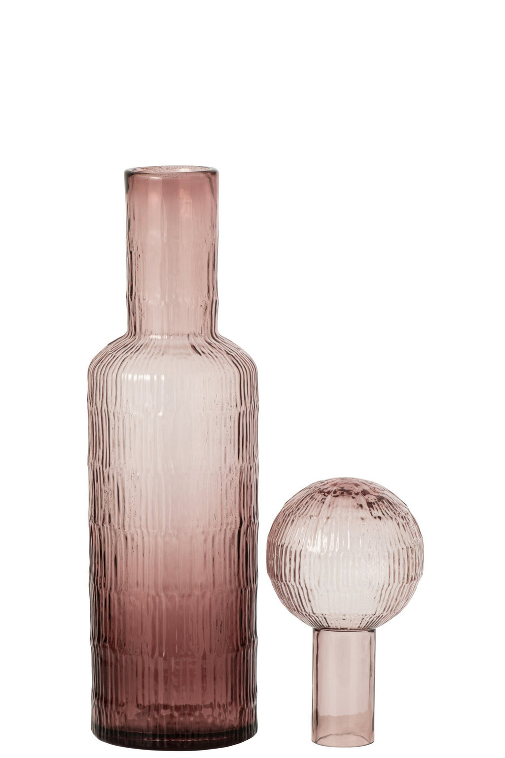 J-Line Fles - glas - bordeaux - large