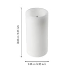 LED Kaars Otobe Wit 8x15 cm