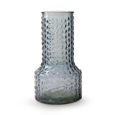 Vaas 'elma' blauw h25,5 d14 cm