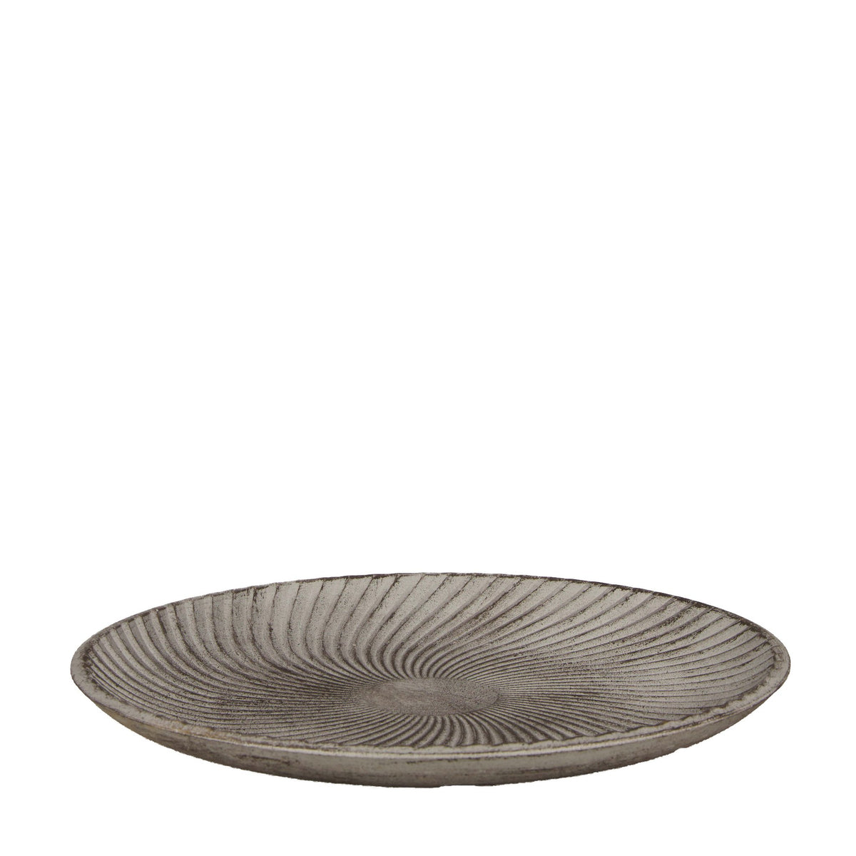 Houten onderbord 29cm zilver