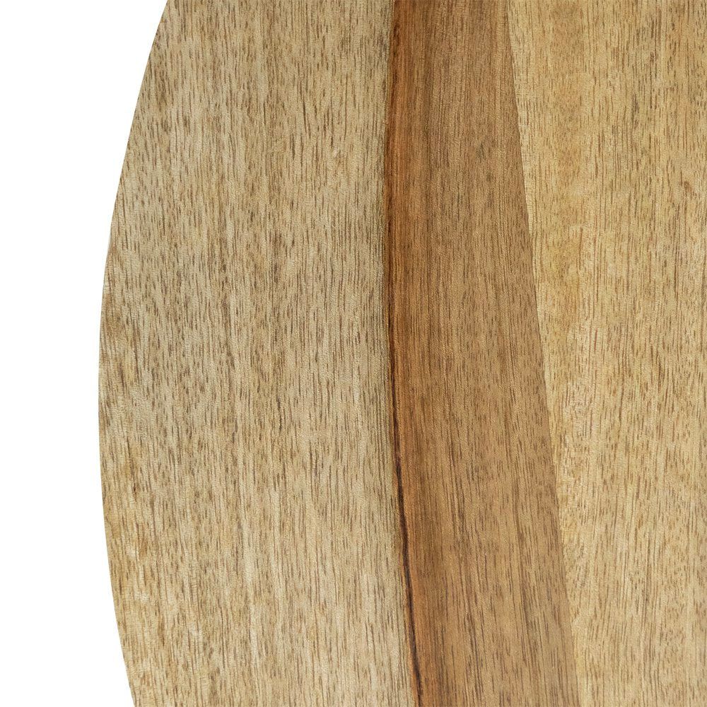 Tafel mango hout dia 30cm