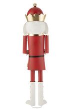 J-Line figuur Notenkraker Trammel - ijzer - rood/goud - L