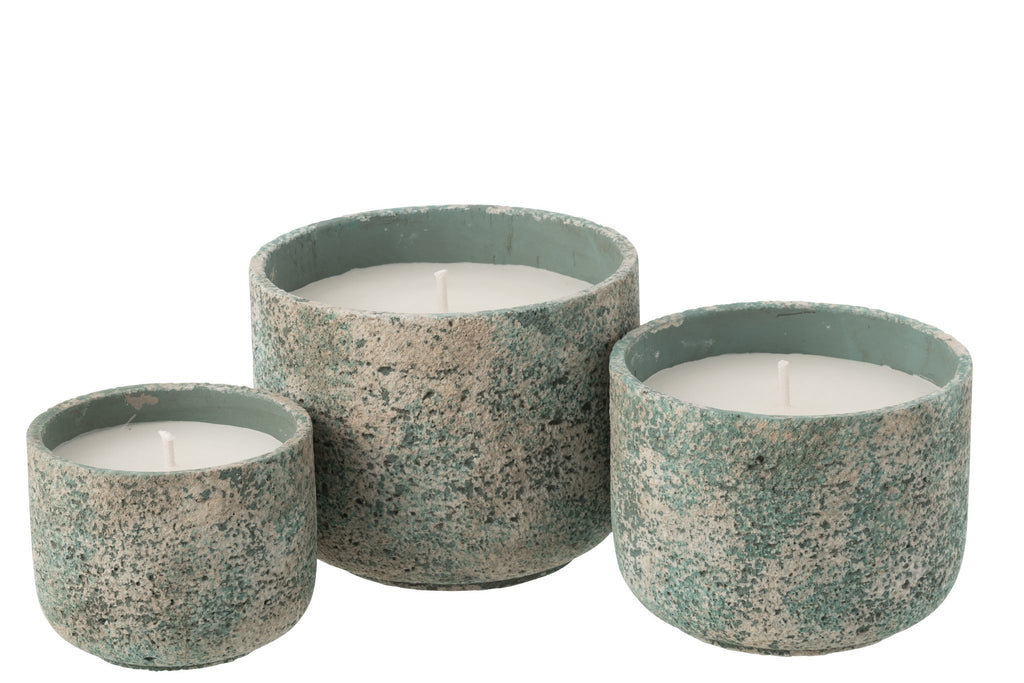 J-Line buitenkaars Rond - blauw - L - 47U
