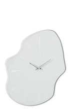 J-Line klok Onregelmatig - glas - wit