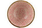 J-Line kom Hart Mozaiek - hout - roze - large