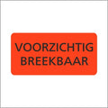 Breekbaar verzend etiketten - rol van 500