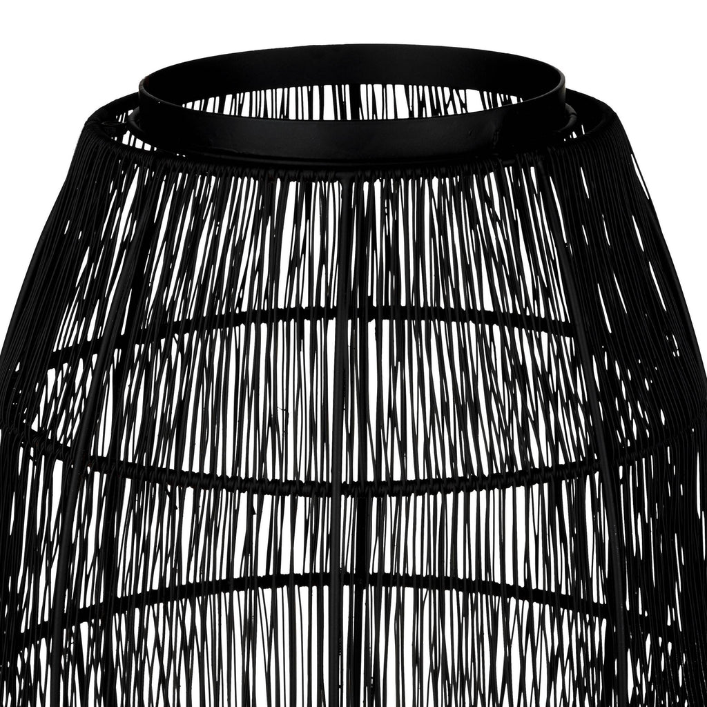 Kandelaar Iligan Zwart 23x35,5cm