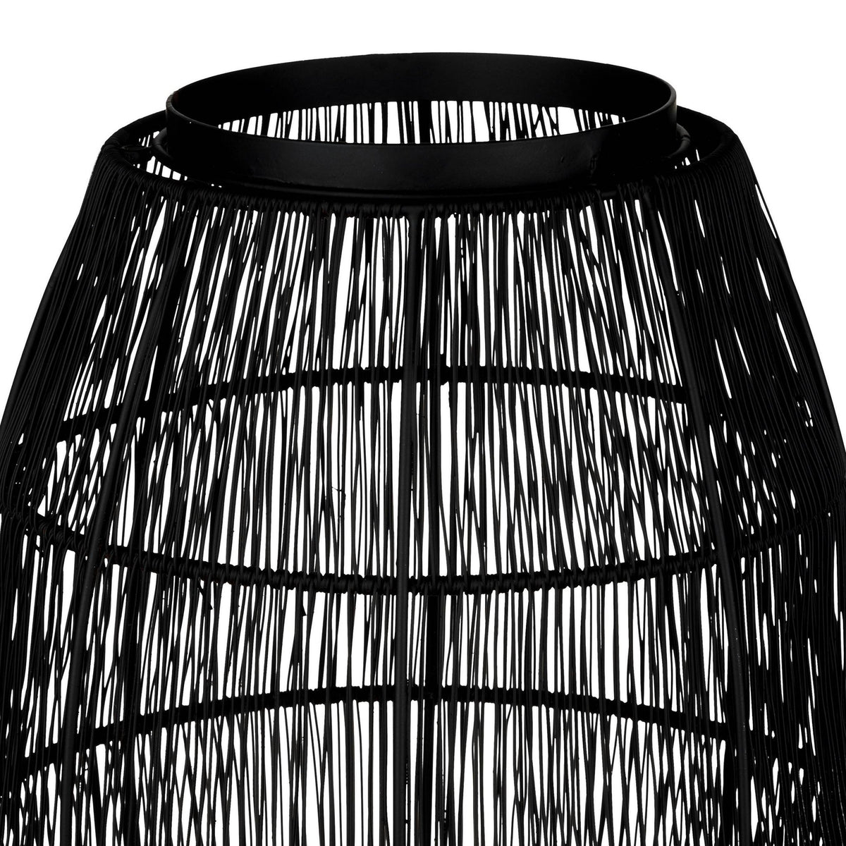Kandelaar Iligan Zwart 23x35,5cm