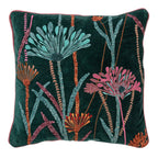 Yvette | Kussen | 45x45 cm bergaanzicht | Groen | Hoii | Met luxe binnenkussen