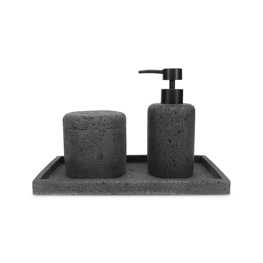 Zeepbakje 27x15,5xH2cm antracietgrijs Suds