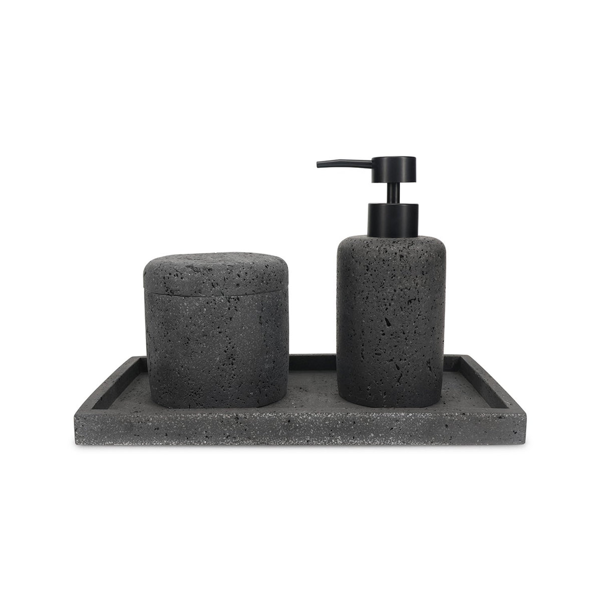 Zeepbakje 27x15,5xH2cm antracietgrijs Suds