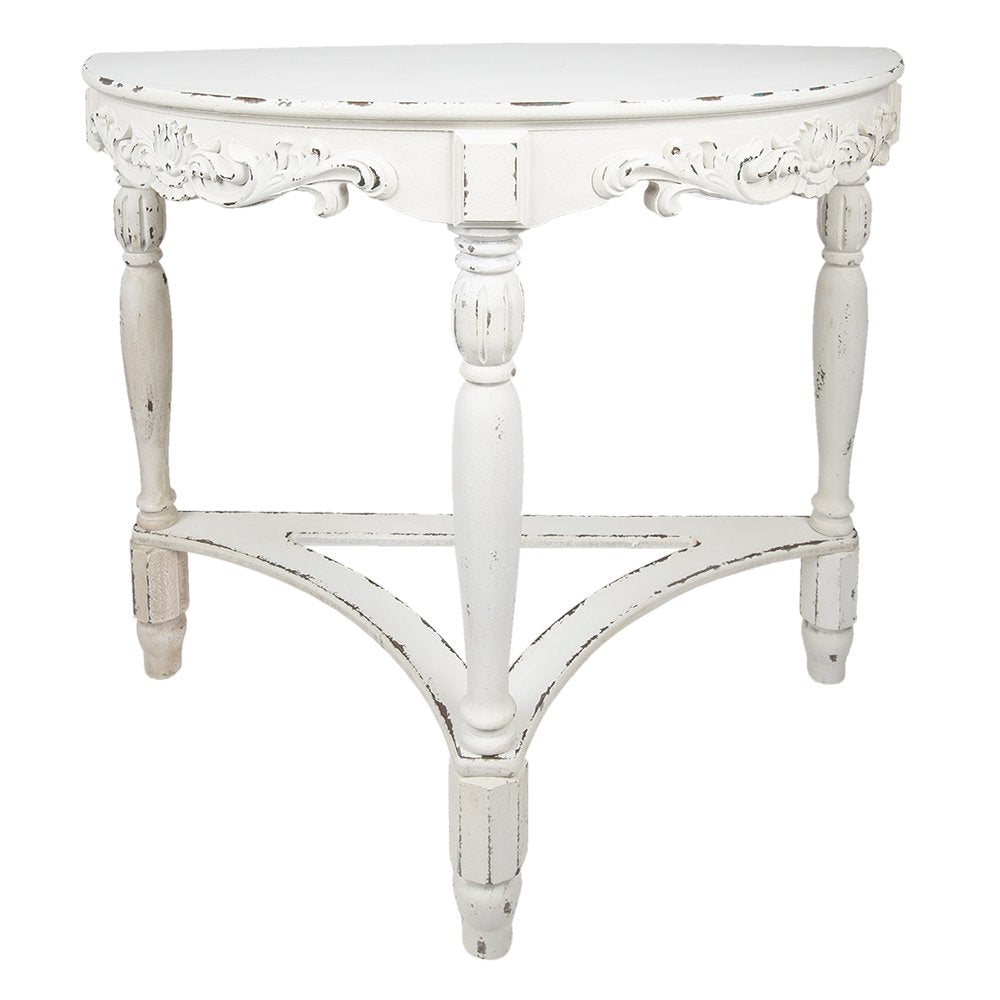 Sidetable 106x48x87 cm Wit Hout Wandtafel