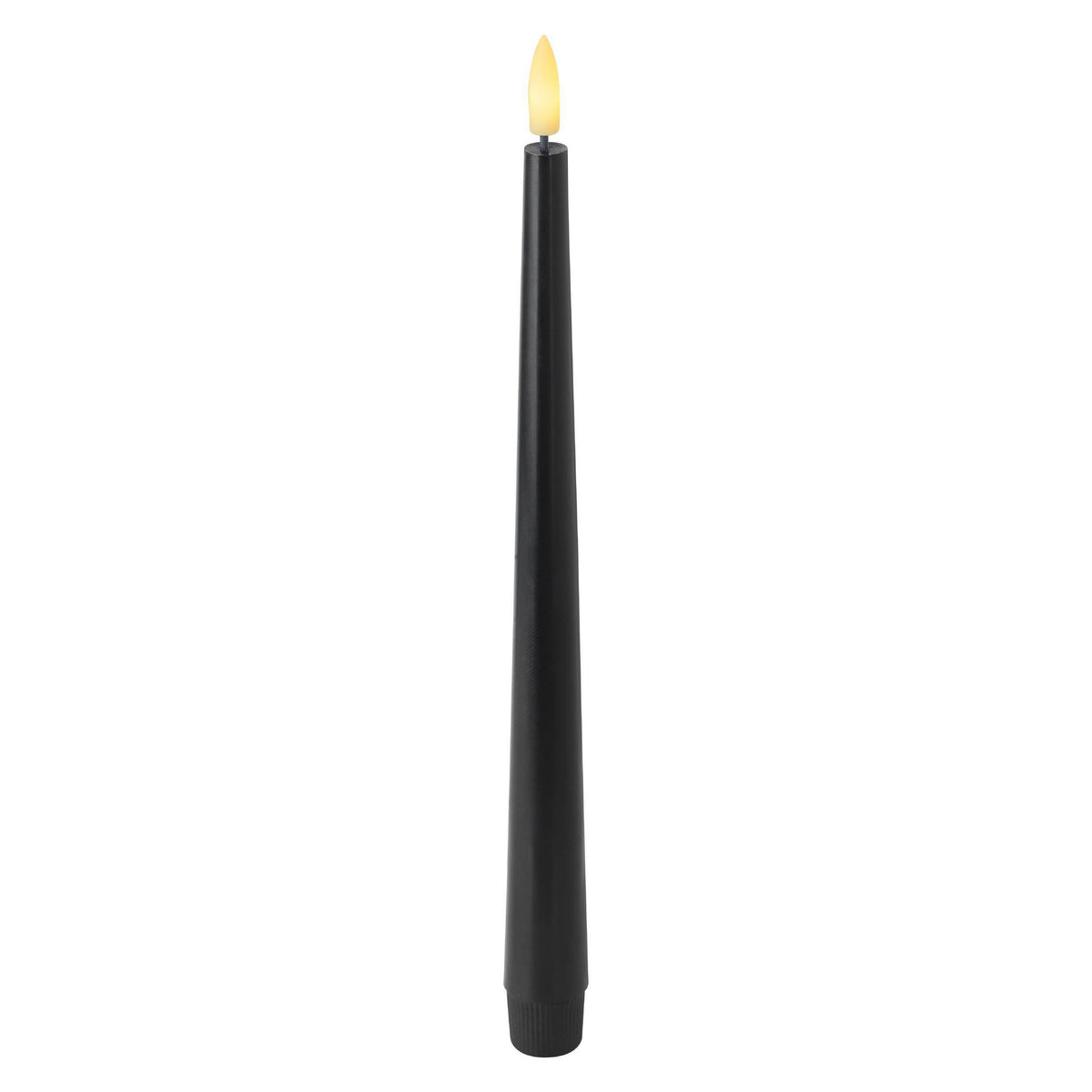 LED Kaars Kavieng Zwart 28x2cm
