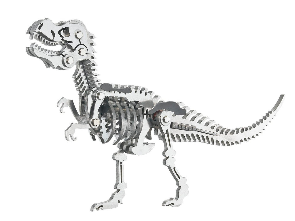 Bouwpakket 3D Model DIY Dino T-Rex Tyrannosaurus- metaal