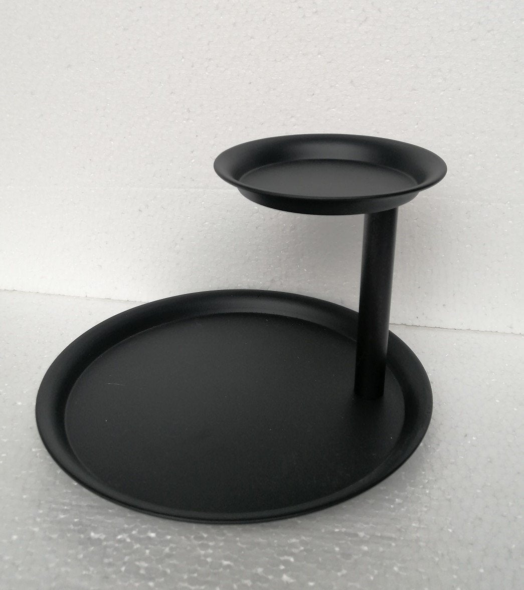 Metalen dienblad zwart