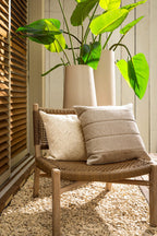 Nederlands decor Augusta - Outdoor Cushion 45x45 cm - Marshmallow - White