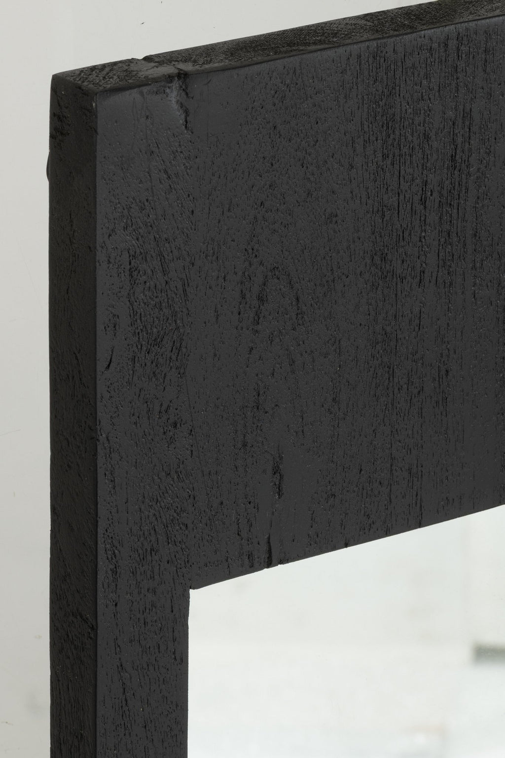 J-Line spiegel - hout - zwart - S