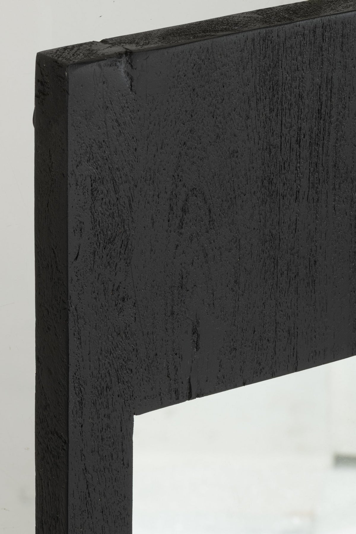 J-Line spiegel - hout - zwart - S