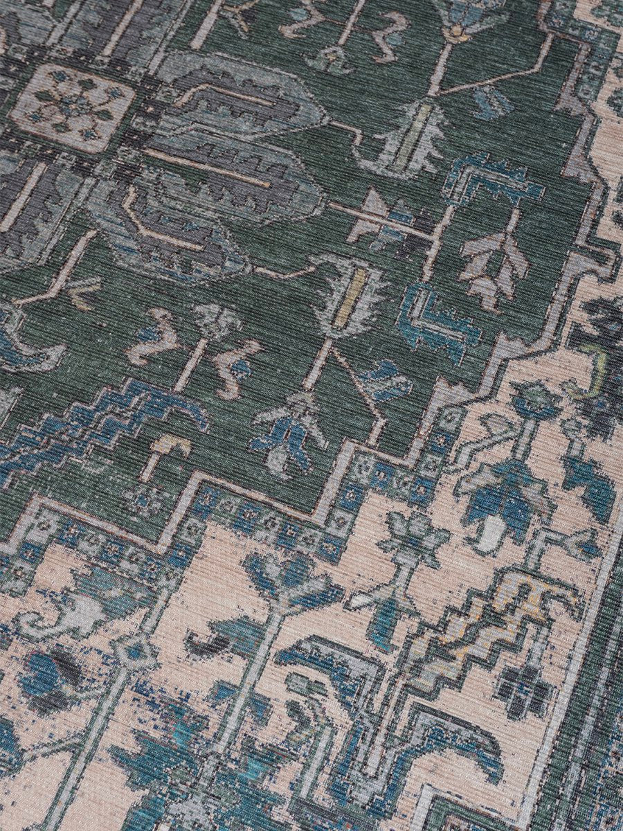 Vloerkleed Heris Green 10 - 160 x 230 cm