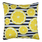 Citro Outdoor kussen geel 45 x 45 cm