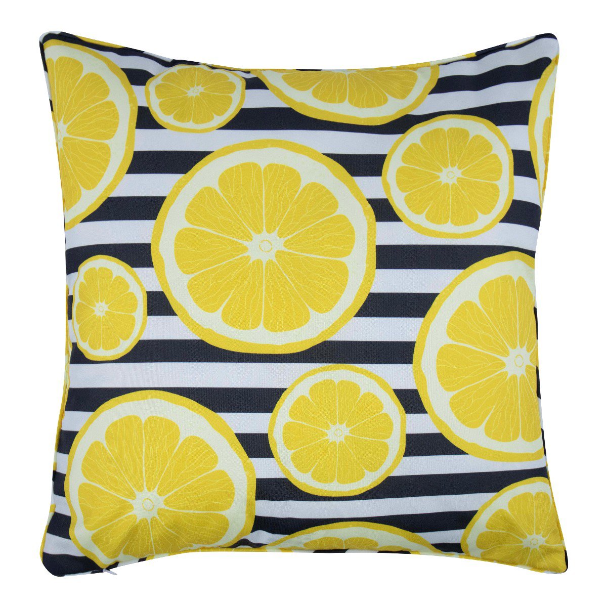 Citro Outdoor kussen geel 45 x 45 cm