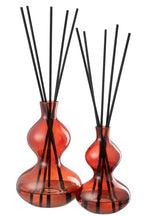 J-Line geurolie olijf- & frank wierook - glas - rood - groot