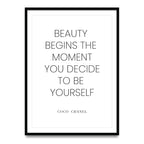 Coco Chanel - Poster 5er set