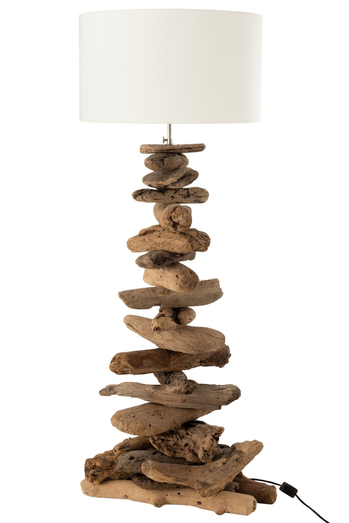 J-Line vloerlamp - hout - naturel/beige - medium