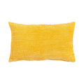 Coco Chenille kussen geel 30x50cm
