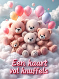 Giga Een kaart vol knuffels