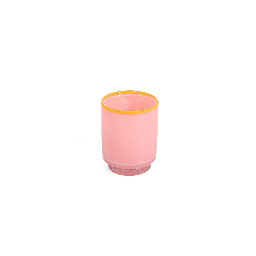 Vaas 10,5xH14cm zacht roze Milo