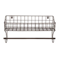 Handdoekhouder 44x12x25 cm Bruin IJzer Handdoekhaak