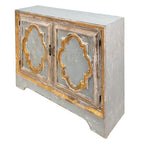Dressoir Beige Grijs, Hout 120x38x91 cm