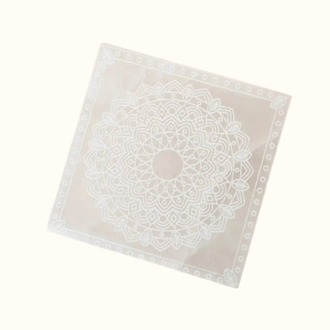 Seleniet plaat Mandala