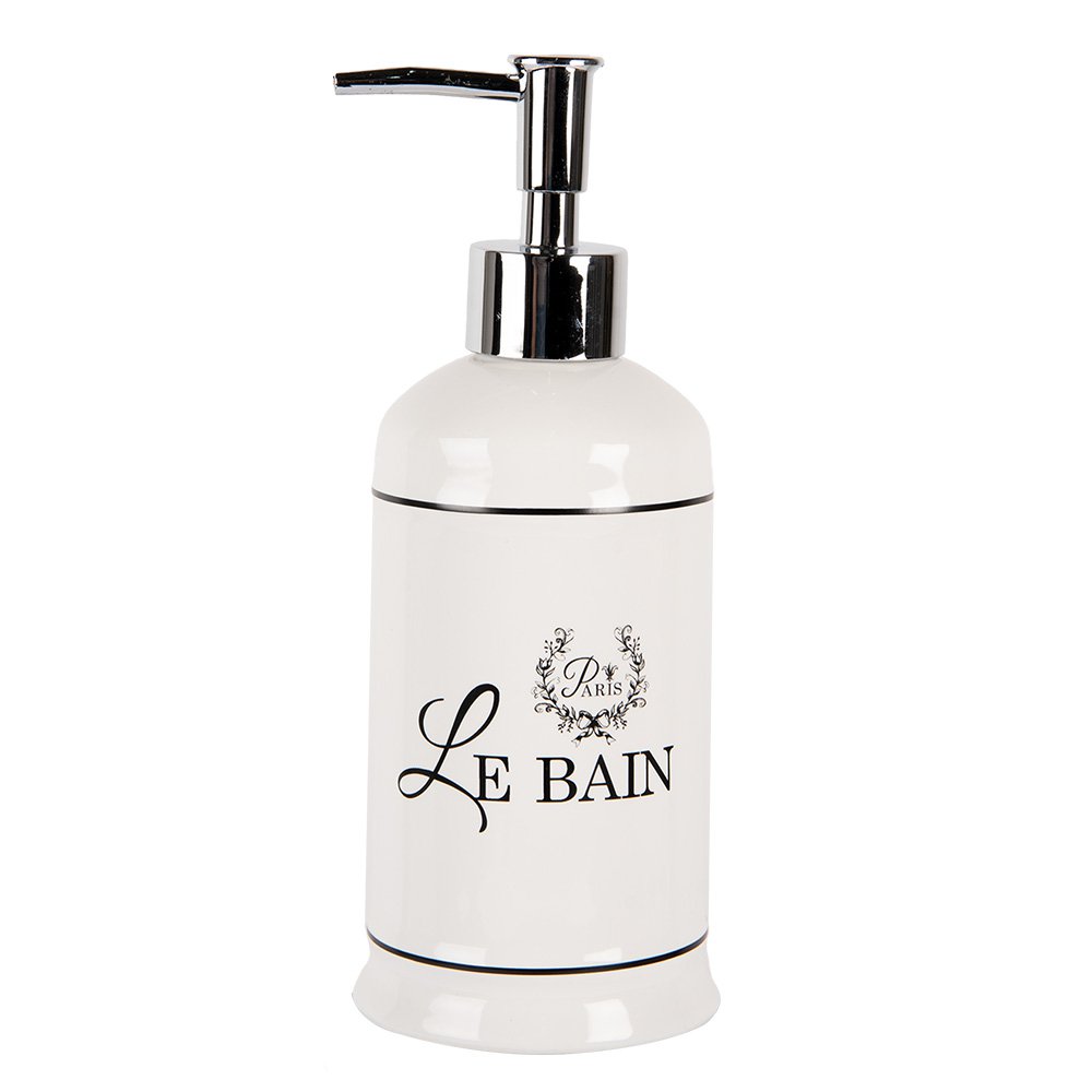 Zeepdispenser 350 ml Wit Keramiek Zeeppompje
