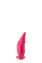 J-Line decoratie Kabouter - polyresin - fuchsia - S
