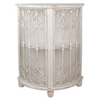 Wandkast Wit, Hout en IJzer 81x32x103 cm